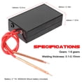 thumbnail image 3 of Portable 6 Gears Adjustable Mini Spot Welding Machine for 18650 Battery, 3 of 7
