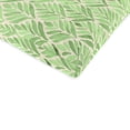 thumbnail image 4 of Jordan Manufacturing 44" x 22" Rubin Everest Green Leaves Rectangular Outdoor Chair Cushion with Ties and Hanger Loop, 4 of 11