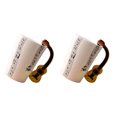 thumbnail image 1 of Matsuzay Taza de agua blanca, elegante Taza de cerámica con opciones de capacidad para hidratación, elegante Taza de cerámica, tazas de té, Pentagrama de guitarra negra 10x7.5 cm 2Conjunto, 1 of 1