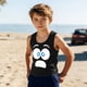 thumbnail image 2 of Niño Pequeño Niños Niños Camisola sin Mangas Suave Gradiente Impresión Moda Lindo para el Pageant Casa Boda Fiesta Casual, 2 of 8