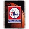76ers OFFICIAL National Basketball Association; "Photo Real" 48"x 60" Woven Tapestry Throw by The Northwest Company