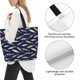 thumbnail image 3 of Fotbe Sardine Bolsa Tote Estética de Lona con Estampado para Mujer - Bolsa Reutilizable de Hombro Casual para Vacaciones, Compras, Trabajo y Gimnasio, 3 of 8