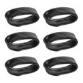 thumbnail image 1 of 6Pcs Watchband Ring Genuine Leather Watchband Loop Flexible Watch Strap Ring Watch Loop, 1 of 7