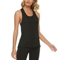thumbnail image 2 of JIUKE Yoga Tank Tops for Women Round Neck Sleeveless Loose Fitted Athletic Running Workout Tees, 2 of 6