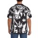 thumbnail image 3 of Balery Floral Cow Silhouette Camisa Casual de Manga Corta con Botones para Hombre, Texturizada, Estilo Cubano, para Playa, Verano-Medium, 3 of 5