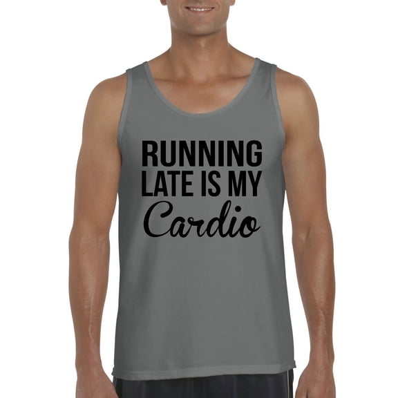 Artix - Men's Tank Top for Men - Running Late is My Cardio