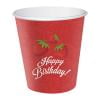 PEONAVET Disposable Tableware Strawberry Party Theme Tableware Set Disposable Decorative Tableware Paper Set