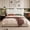 Starry Beige, variant on Pinmoco Upholstered Headboard for King Beds, Height Adjustable Cloud-shaped Headboard, No-Tools and No-Drill, Starry Beige
