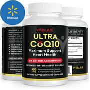 CoQ10 Maximum Heart Health 3X Better High Absorption 60 Capsules