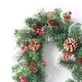 thumbnail image 5 of Christmas Cedar Pine Garland Mantle Fireplace Grapevine Wreath Real Touch Artificial Pine Garland Outdoor Garden Porch Decoration Winter Party favor, 5 of 6