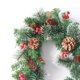 thumbnail image 5 of Adornos navideños, corona navideña de 270 cm para colgar sobre la puerta, escalera o patio. Decoración de plástico para espacios comerciales y de hotel., 5 of 6