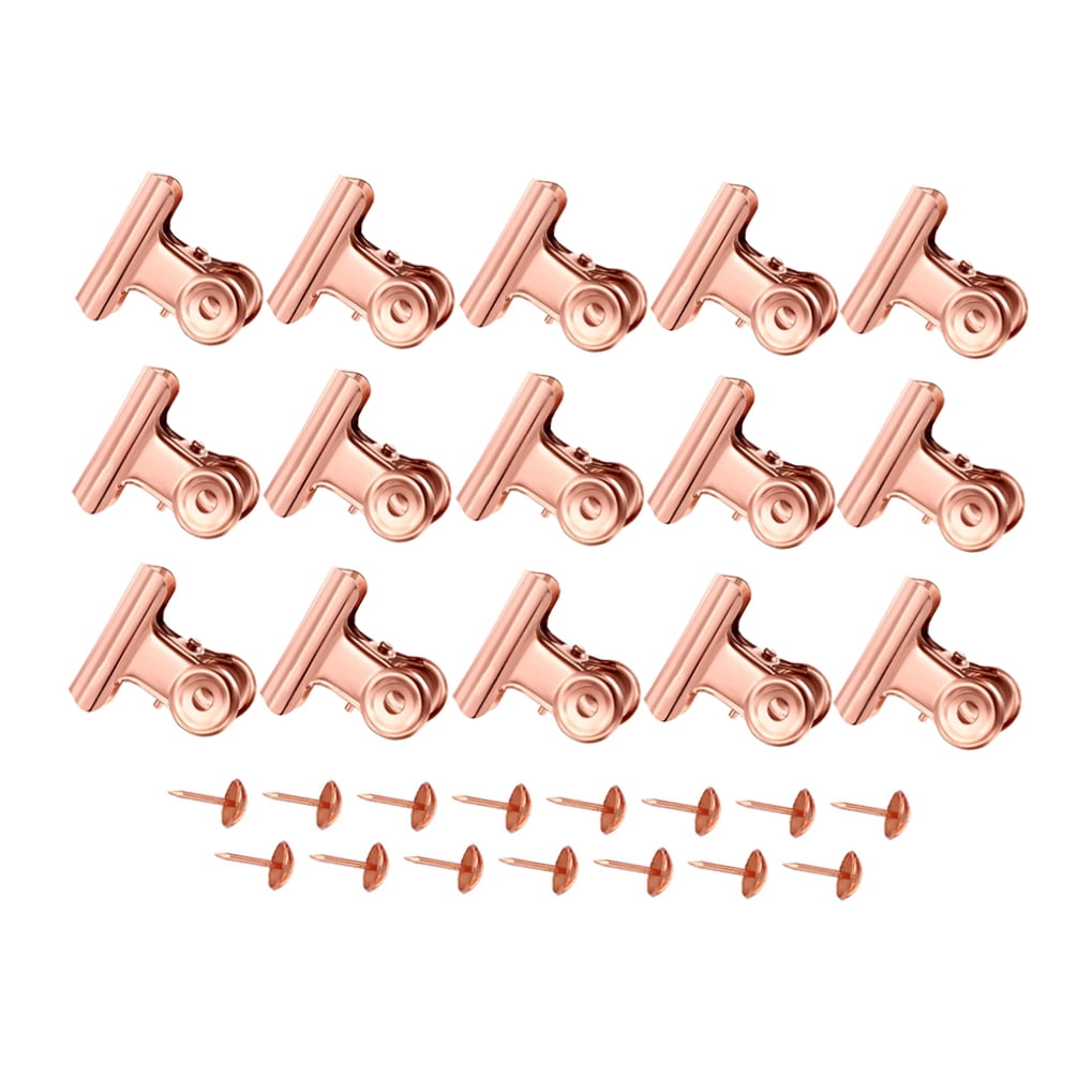 FRCOLOR  Mini Paper Clips Clamp Metal Binder Office Thumbtacks Set Miss