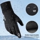 thumbnail image 4 of Guantes para Frio Color Negro, Guantes Termicos de Invierno para Pantalla Táctil, Guantes Nieve Impermeables para Hombres y Mujeres, para Manejar, Ciclismo, Moto, Correr, Senderismo y Esquí, 4 of 7
