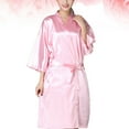 thumbnail image 3 of EeaseCA 1 Pce Robe de Soins de Beauté Tablier de Salon de Coiffure Robe d'Invité Teinture pour Cheveux Accessoire de Soins SPA Rose, 3 of 7