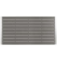Modway Shore Aluminum Outdoor Patio Corner Chair in Silver Navy main image 0
