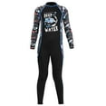 thumbnail image 1 of Traje de buceo de neopreno para niños, negro, XXL, 1 of 8