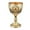 Gold, variant on Fiocias Embossed Water Goblet Drinking Cup Collection Reusable Tableware Metal Cup Mini Gold