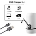 thumbnail image 2 of Dispensador Automático de Agua Embotellada - Cargador USB, Acero, Sin BPA, Agua Fría, 1200mAh, Jarras y Botellas 1.5L, 5.7L, 10L, 11.3L, 15L, 18.9L, Blanco JM, 2 of 5