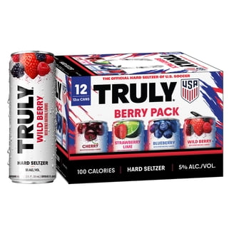 TRULY ハードセルツァー アルコール8% 12缶入り Truly Hard Seltzer Star Squad Variety, 12 pack, 12 fl oz Aluminum