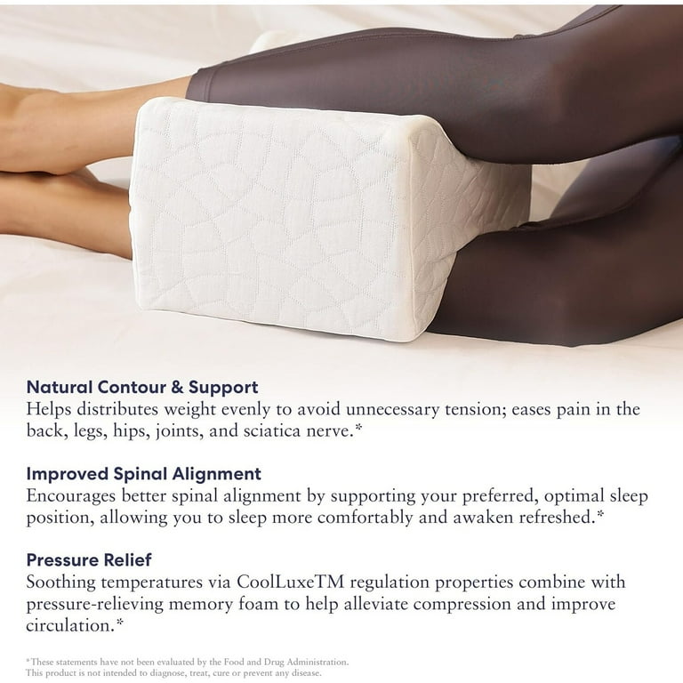 Foam Pillow Wedge Pillow Pillows Bed Pillows Positioners for Back Support Hip Pain Side Sleeper Pillows for Adults Medium Standard Walmart
