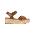 thumbnail image 2 of Style & Co. Womens Emberr Faux Leather Slingback Flatform Sandals, 2 of 3