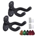thumbnail image 1 of Cintre de Guitare Crochets de Montage Mural Support d'Instruments de Musique Support de Crochet Accessoires de Guitare Stand pour Guitare Basse Électrique Acoustique Ukulele, 1 of 8