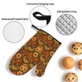 thumbnail image 3 of Cauagu Chicken And Rooster Print Oven Mitts and Pot Holders 4 pcs Set,Extra Thicken Long Kitchen Oven Glove Potholders BBQ Gloves-Oven Mitts and Pot Holders(11 Inch), 3 of 6