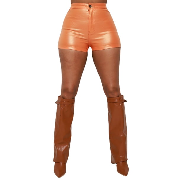 MKLEKYY Pantalones Cortos Deportivos para Mujer, Pantalones Cortos Vaqueros Elásticos de Cintura Alta y Rotos para Mujer
