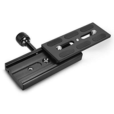 QR-120 Clamp Adapter For Quick Release Plate 1/4"3/8"Arca Swiss Tripod 120mm 