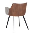 thumbnail image 5 of Sunpan Griffin 18" Modern Faux Leather Dining Armchair in Gray, 5 of 8