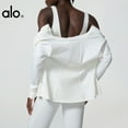 Alo yoga fitness clothes standup collar jacket women yoga quick