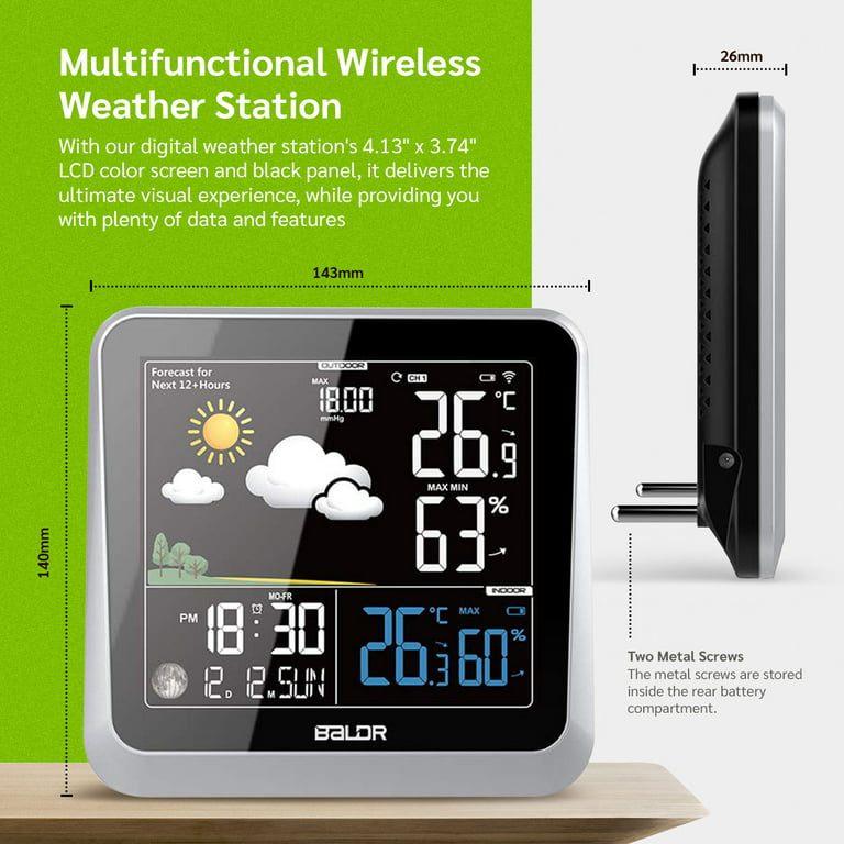 Cheap WIFI Weather Station Wireless Indoor Outdoor Hygrometer