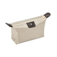thumbnail image 4 of xiaxaixu Femmes Sac de Maquillage Imperméable, Pochette Multifonctionnelle Classique à Rayures Cosmétique Organisateur, 4 of 7