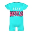 thumbnail image 5 of Ben Azelart Stay Wild Ben Azelart Stay Wild Baby Boy Girl Short Sleeve Rompers Bodysuit One Piece Jumpsuit Summer Outfit, 5 of 8