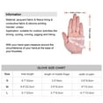 thumbnail image 4 of Winter Gloves for Women Warm Touchscreen Gloves Thickened Cold Weather Texting Gloves Casual Outdoor Sports Gloves for Women - Black & Gray, 4 of 10