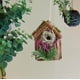 thumbnail image 4 of pstuiky Nidos de madera, decoración para el hogar, musgo, corteza, flores, hierba, paja, nidos, decoración para el árbol de Navidad, adornos navideños, 4 of 6