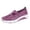 Purple, variant on ibiyuan Wide Walking Shoes for Women Adjustable Upper Women's Walking Shoes Mesh Knitted Platform Non- Women Sneakers Soft Hands-Free Mary Jane Shoes Women Sports Shoes