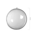 thumbnail image 4 of 5 Pcs DIY Clear Plastic Fillable Balls Ornament, 3.9Inch Christmas Balls for Christmas, Halloween, Birthday, Wedding Decor, Crafts Decorations (100 mm), 4 of 4