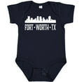 thumbnail image 3 of Inktastic Fort Worth Texas Skyline TX Cities Boys or Girls Baby Bodysuit, 3 of 5