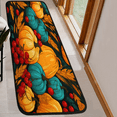 thumbnail image 6 of CURLYOOT Harvest Autumn Runner Rug 2'x6' Washable Kitchen Runner Rug Indoor Non Slip Laundry Rugs Pumpkins Floor Carpet for Hallway Kitchen Entryway Bedroom Living Room, 6 of 9
