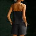 thumbnail image 5 of Women's Two-Piece Suspender Decorative Button And Shorts Casual Summer Set, 5 of 7