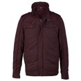 thumbnail image 6 of Maximos Men's Premium Hooded Multi Pocket Sherpa Lined Bomber Jacket Sahara-01 (Burgundy,L), 6 of 8