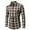 #113-Coffee, variant on Ceisia Men Casual Solid Business Fashion Turn Gift Down Collar Long Sleeve Button Down Shirts