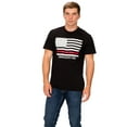 thumbnail image 2 of ZAMONG Men's Graphic T-Shirt with American Flag Screen, 2 of 4