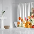 thumbnail image 2 of Autumn Fall Maple Leaves Harvest Shower Curtain,Reusable Bathtub Curtains with Hooks Basic Polyester Fabric Bathroom Curtains for Bathroom Bathtub Autumn Holiday, 2 of 5