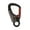 Black, variant on harayaa Double Locking Snap Hook Self Locking Carabiner Clip Smooth Key Nose Gate Aluminum Rock Climbing Carabiner for Mountaineering Red