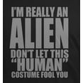 thumbnail image 4 of Old Glory Mens Halloween Human Alien Costume Short Sleeve Graphic T Shirt, 4 of 6