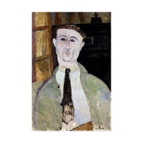 Modigliani 'Paul Guillaume' Canvas Art