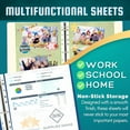 thumbnail image 5 of Supplies Sense Sheet Protectors for 3 Ring Binder - 100 Premium Clear Plastic Page Protectors - Sleeves 8.5 x 11 for Paper & Documents, 5 of 6