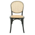 thumbnail image 5 of Rattan Seat Dining Chair Set of 2, Black Birch Wood Structure/No Assembly, Vintage Appeal in Dining Area, 5 of 7